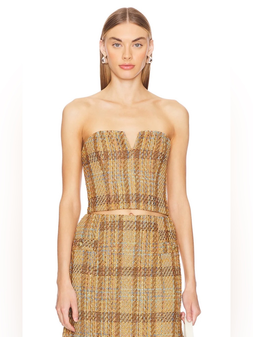 Karina Grimaldi Enelda Multicolor Top in Spectra Tweed | REVOLVE
